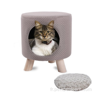 Cat cube lit cave maison padding molle coton